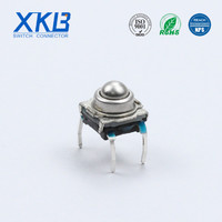 Strength Can Be Customized 7.2*7.2*6.65 Vertical Pin Tact Switch For Sale