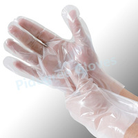 more images of Disposable Transparent HDPE Protective PE Glove for Food