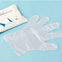 more images of Good Quality Transparent Disposable HDPE Gloves