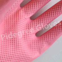 Rubber Household Gloves Used for Kitchen