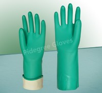 Safety Industrial Rubber Latex Glove Black