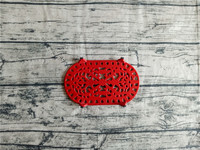 more images of Oval Red Cast Iron Pot Pad/Cast Iron Trivets