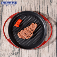more images of Best Price Round Cast Iron Grill Pan