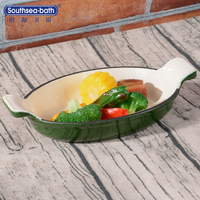 more images of Heat Enhance Oval Cast Iron Grill Pan