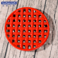 more images of Round Red Cast Iron Pot Pad
