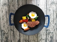 more images of High Quality Cast Iron Enameled Wok