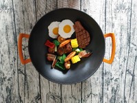 more images of High Quality Cast Iron Enameled Wok