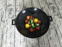 more images of Enamelware Cast Iron Wok