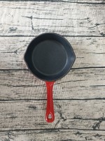 more images of Enamel Cast Iron Round Skillet/ Cast Iron Round Fry Pan