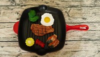 more images of Enameled Cast Iron Square Fry Pan