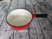 Long Handle Cast Iron Milk Pot/Cast Iron Cookware