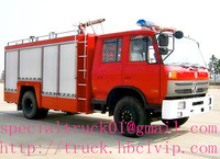 Dongfeng 153 5.5ton water tanker fire truck