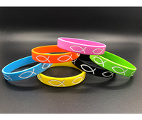 more images of Custom Glow In The Dark Rubber Bracelets Personalized Wholesale