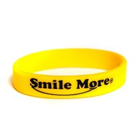 more images of Custom Yellow Silicone Rubber Bracelets Wholesale