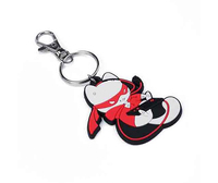 more images of Custom Soft PVC Rubber Keychain Manufacturer