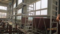 European certification aluminium ladder and door frame scaffolding