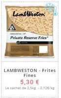 more images of LAMBWESTON - Frites Fines