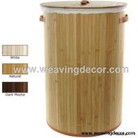 more images of foldable bamboo laundry basket bamboo basket laundry hamper