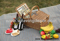 wicker basket picnic basket storage basket for garden