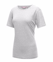 Short Sleeve Round Neck Cotton Tri-blend Summer T-shirt Top