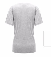 more images of Short Sleeve Round Neck Cotton Tri-blend Summer T-shirt Top