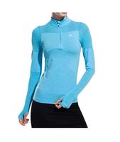 Women's Sweatshirts Half-Zip Quater Long-Sleeve Yoga Running Pullover Jacket
