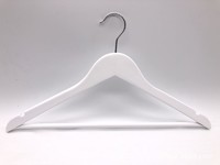 more images of Clothes display Hangers white color ,custom size and logo for fashion stores