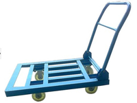 Warehouse Hand Platform Cart 150kg-300kg Loading Folding Hand Trolley