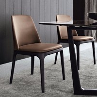 Poliform same item dining chair solid wood dining chair real leather dining chair OEM factory