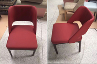 more images of Poliform same design dining chair solid wood dining chair fabric dining chair OEM factory
