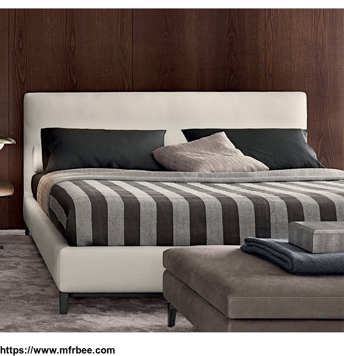 minotti_same_design_solid_wood_frame_beds_real_leather_beds_fabric_double_beds_oem_factory