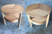 more images of Poliform same item corner table sofa end table solid ash wood corner table