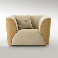 Bentely same item single seat sofa solid wood frame sofa Micro fibre sofa