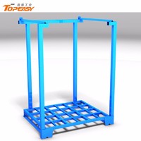 more images of warehouse foldable metal stackable storage racks