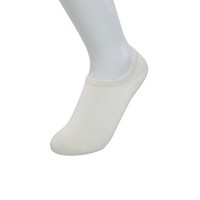 more images of Cotton nylon auron-colored flat hand-sewn women's socks