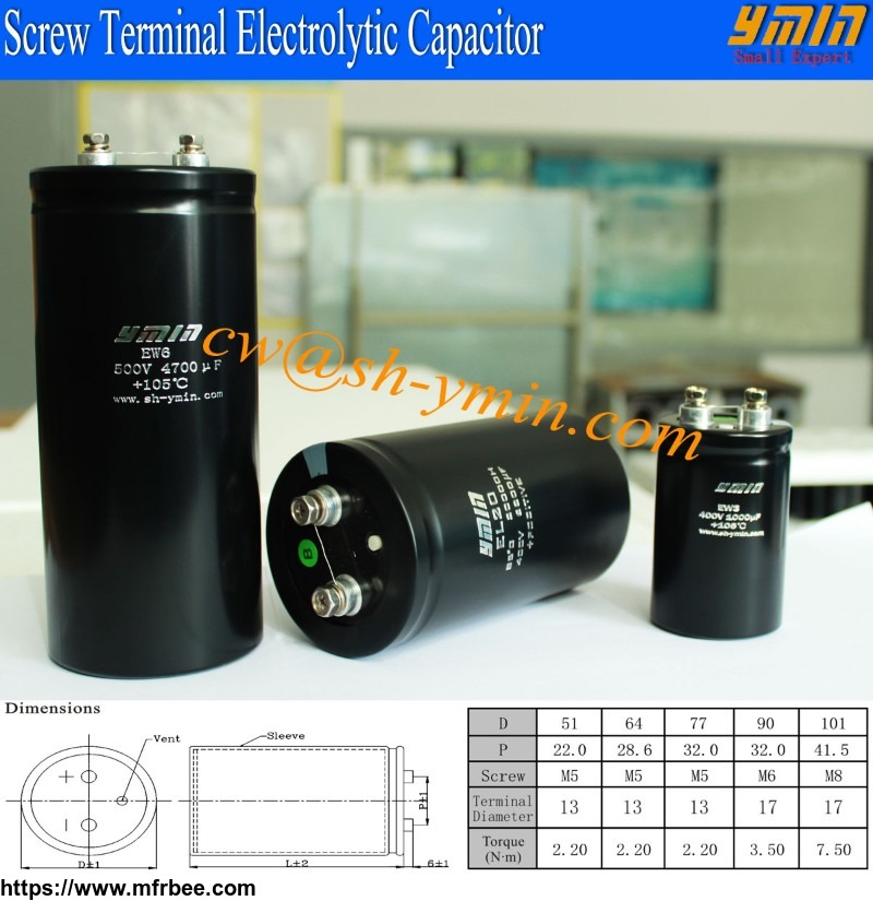 high_power_supplier_capacitor_screw_lead_terminal_aluminum_electrolytic_capacitor_rohs_approval