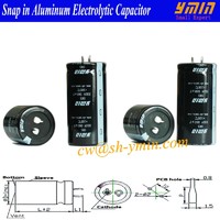Refrigerator Capacitor Snap in Aluminum Electrolytic Capacitor for Air Conditioner and Heat Pumps