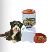 big pet dog automatic feeder with LCD screen 8L large safe and clean dog feeding bowel