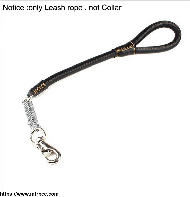 high_quality_pu_big_middle_dog_short_leash_rope_prevent_bite_big_dog_short_rope_with_steel_wire