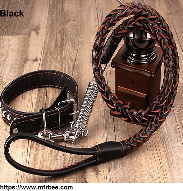 hot_sale_cow_leather_big_dog_leash_rope_and_collar_sets_big_dog_rope_neck_collar_sets