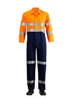 more images of Hi Vis Two Tone Raglan Sleeve Coverall with 3M 9920 Tape