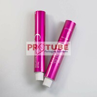 hair dye cream aluminum tube for packaging with puncture cap