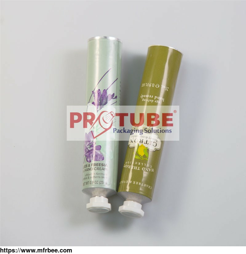 hand_cream_aluminum_tube_for_packaging_with_octagonal_cap