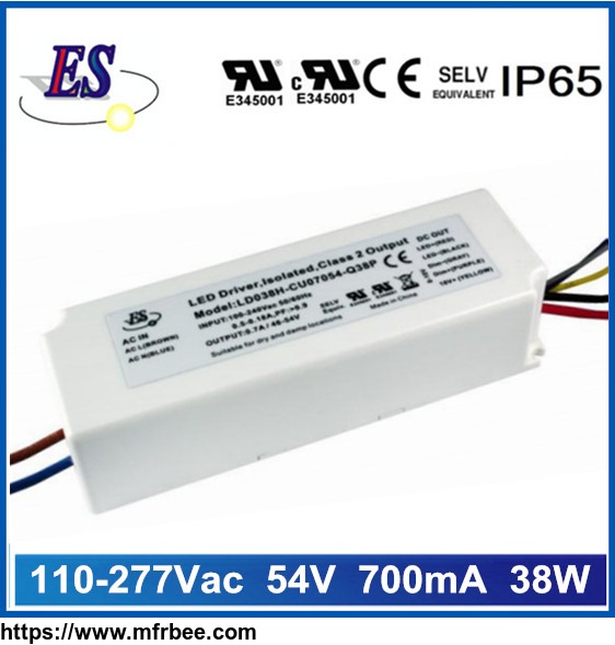 38w_constant_current_led_driver_with_1_10v_dimming_ul_cul_ce