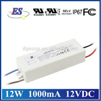 15W 8-42VDC 350-1250mA Constant Current LED Driver