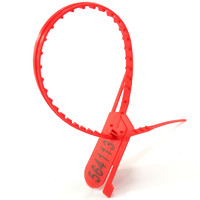 more images of Plastic Locks Cable Ties Anti Tamper Security Seals (SL-01F, Red)