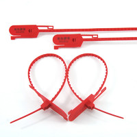 more images of Plastic Locks Cable Ties Anti Tamper Security Seals (SL-01F, Red)