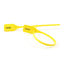 more images of Plastic Zip Ties Security Tamper Seals Locking Tag Yellow Numberd Ties (SL-03FYellow)