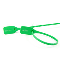 more images of Green Plastic Security Seals Locking Strape Number Container Tag (SL-03FGrenn)