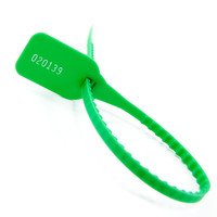 more images of Green Plastic Security Seals Locking Strape Number Container Tag (SL-03FGrenn)